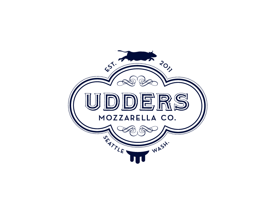 Udders Mozzarella Company logo.