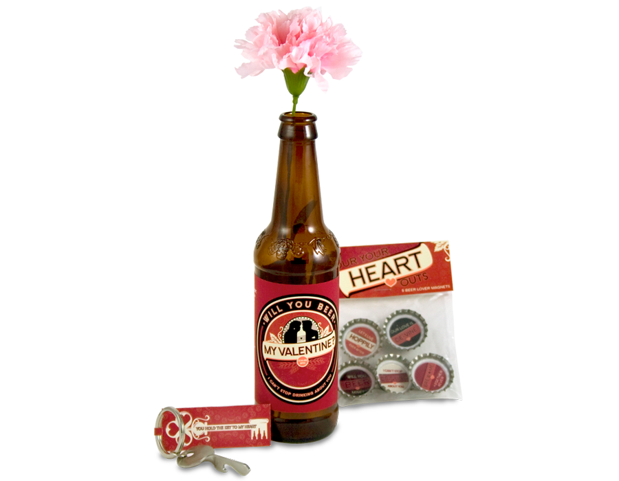 Will you Beer my Valentine Invitation kit.