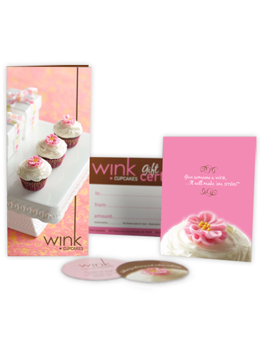 Wink Cupcakes Promo Materials thumbnail.