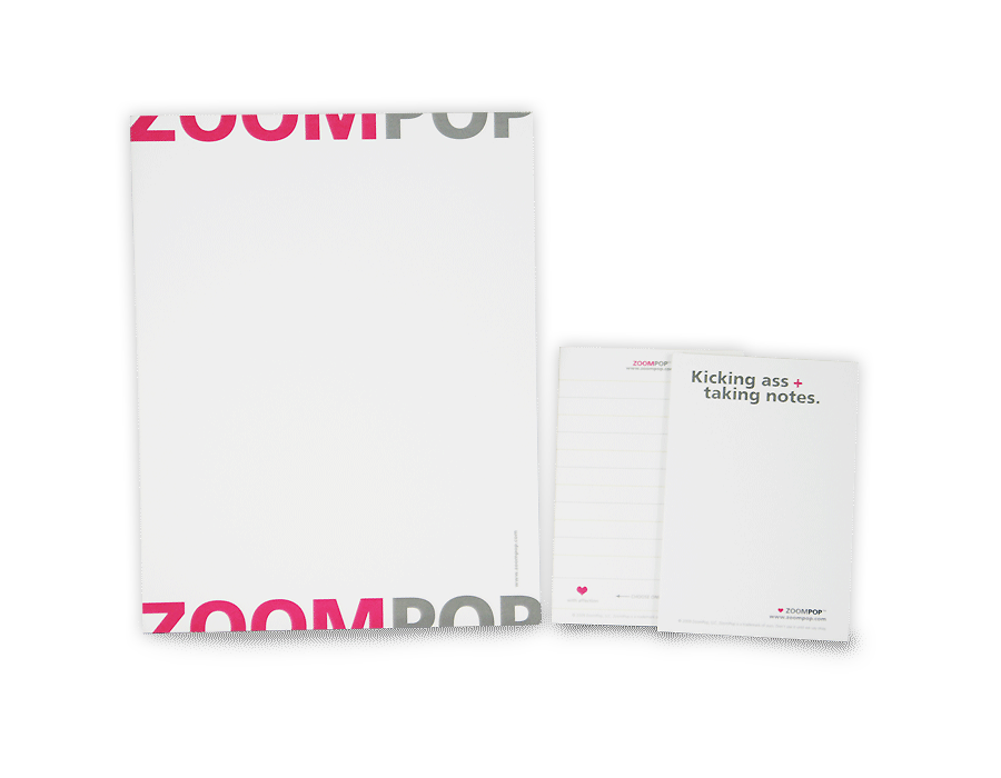 ZoomPop Notepads